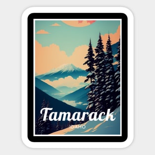 Tamarack Idaho United States Ski Sticker